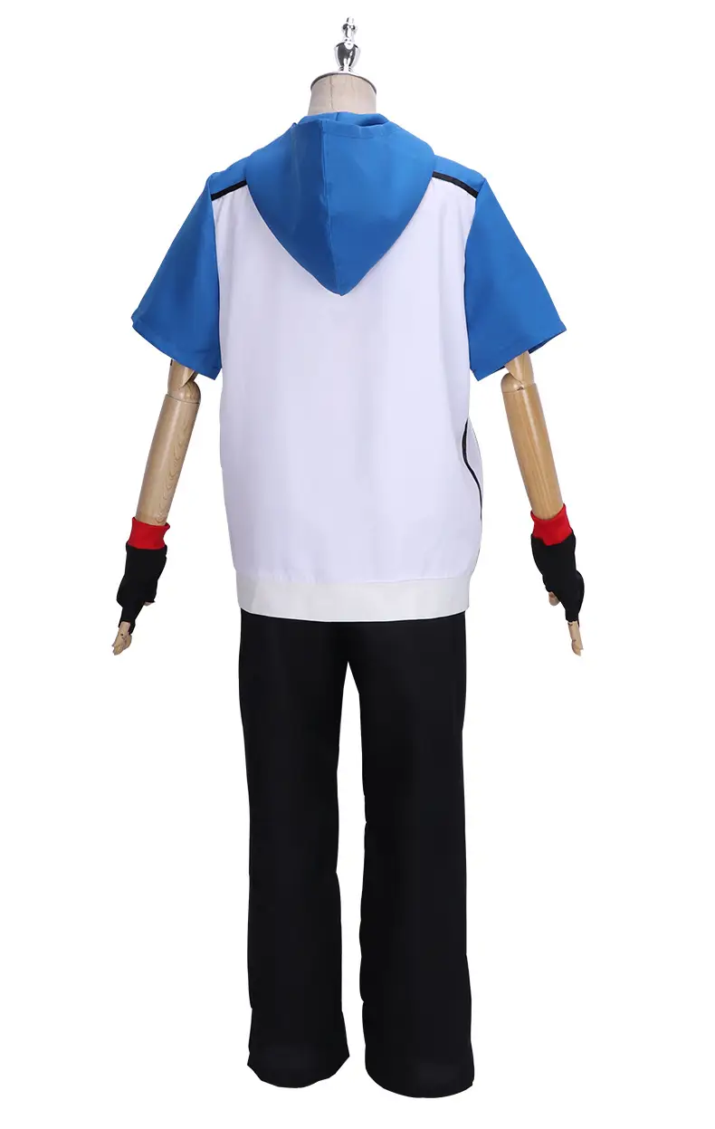 Pokemon Cosplay Suit Blue White Shorts Cap Hat β feature 10