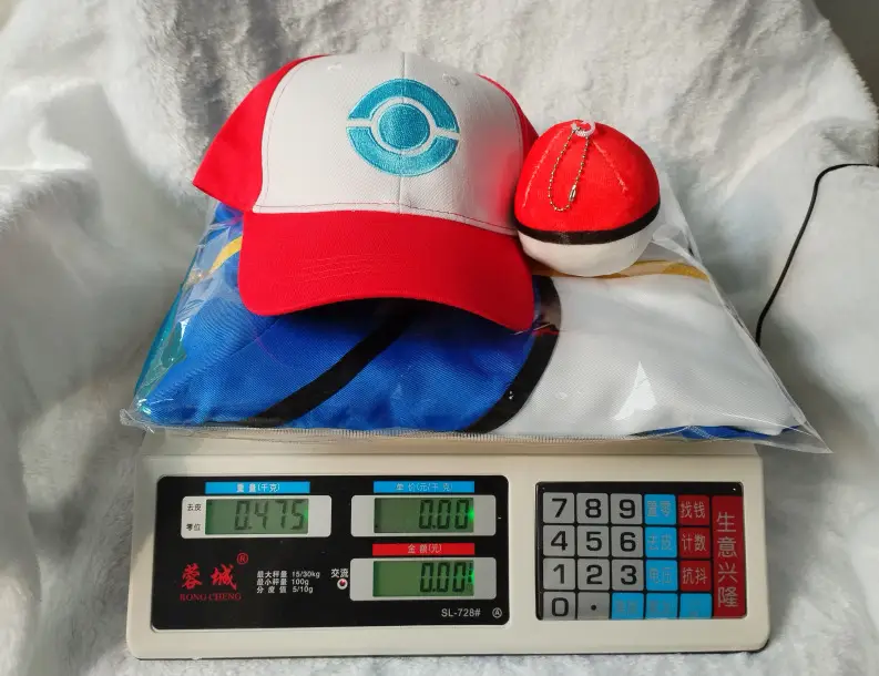 Pokemon Cosplay Suit Blue White Shorts Cap Hat β feature 4