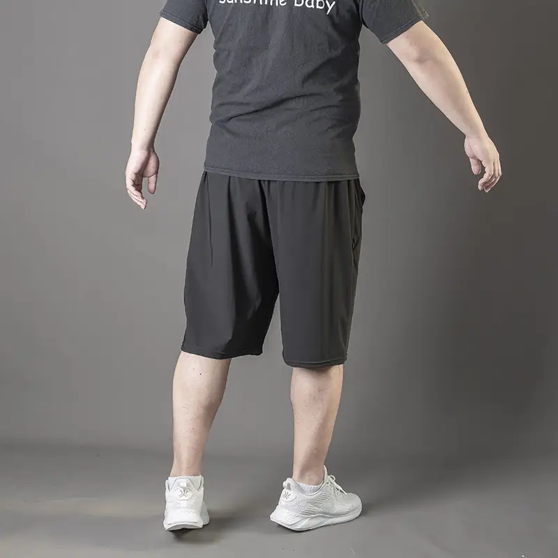 Men's Black Ice Silk Sports Shorts Extra Large - Image 4