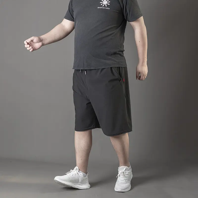 Men's Black Ice Silk Sports Shorts Extra Large - Image 5