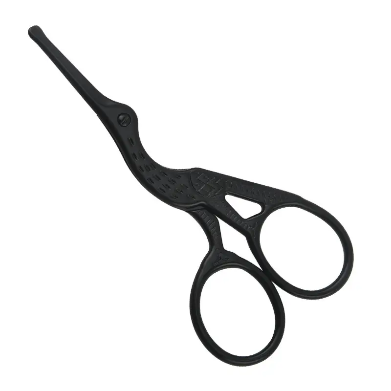 Stainless Steel Nose Hair Scissors Gold Color 16g