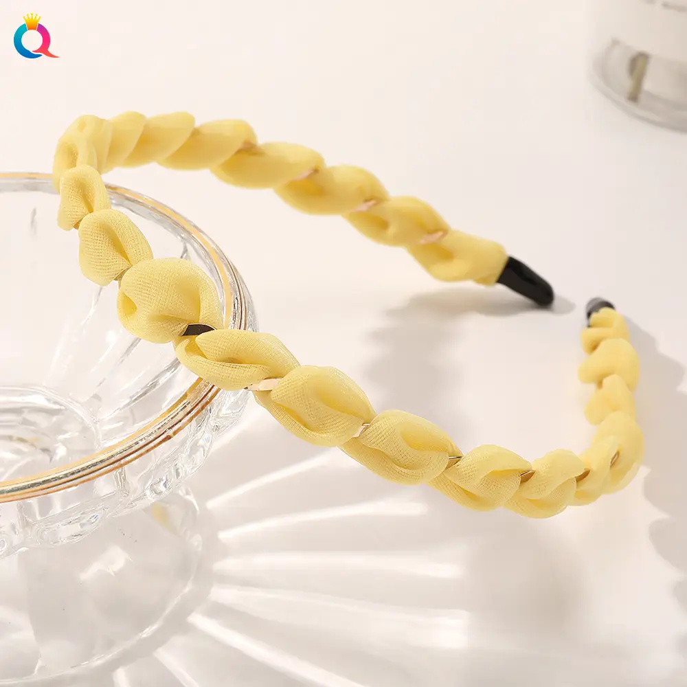 Korean Style Bright Silk Hairband Candy Color - Image 6