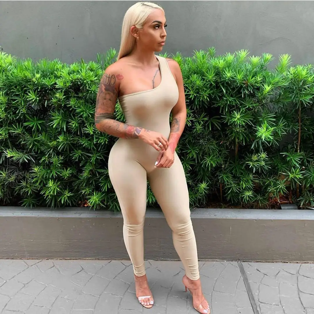 Women Sexy Sports Jumpsuit White Black Multi Color - Image 16
