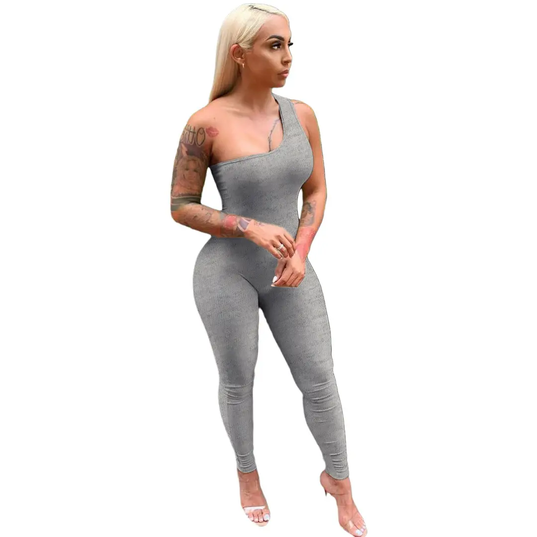 Women Sexy Sports Jumpsuit White Black Multi Color - Image 5