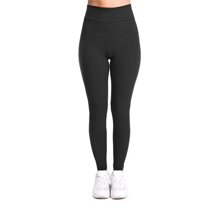 Black Tight Yoga Pants High Waist Elastic Leggings