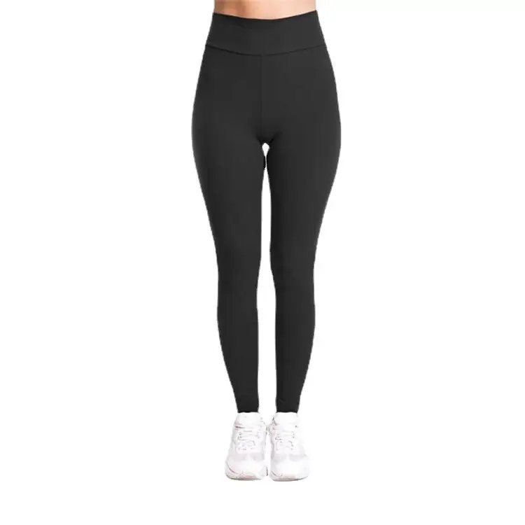 Black Tight Yoga Pants High Waist Elastic Leggings