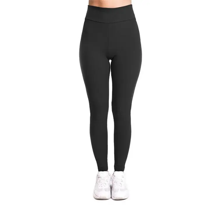 Black Tight Yoga Pants High Waist Elastic Leggings