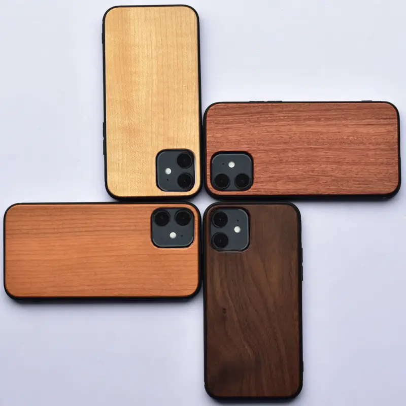 Luxury Bamboo Wooden Mobile Case for iPhone 13+ - Image 10