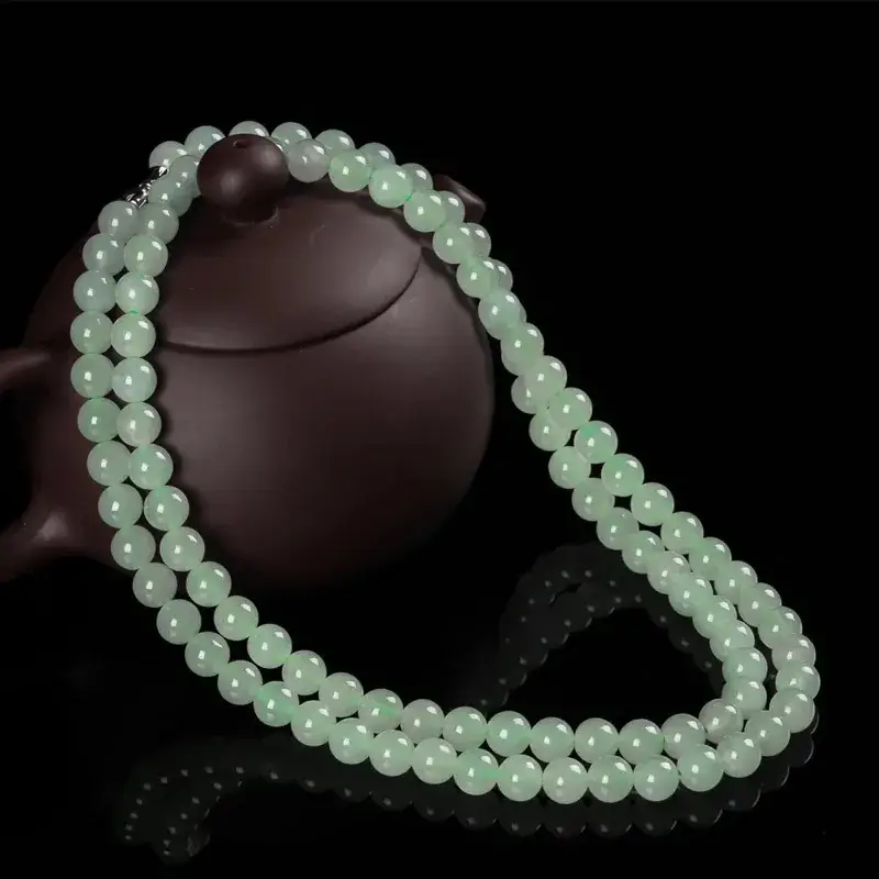 Three Color Jade Bracelet 8mm Live Streaming Dropshipping - Image 6