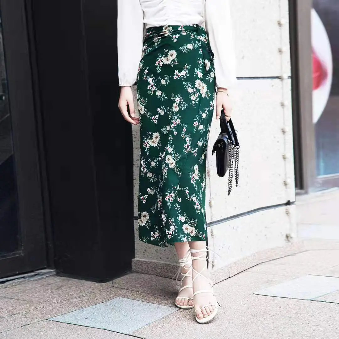 Floral Lace-up Skirt Summer Wear - Image 17