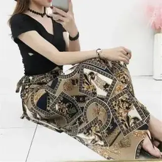Floral Lace-up Skirt Summer Wear - Image 20