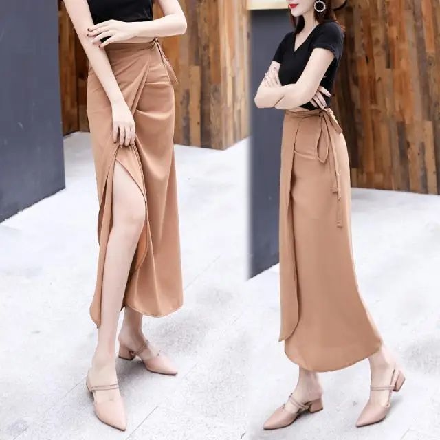 Floral Lace-up Skirt Summer Wear - Image 24