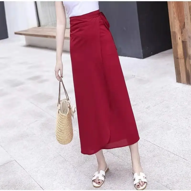 Floral Lace-up Skirt Summer Wear - Image 26