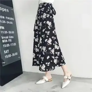 Floral Lace-up Skirt Summer Wear - Image 6