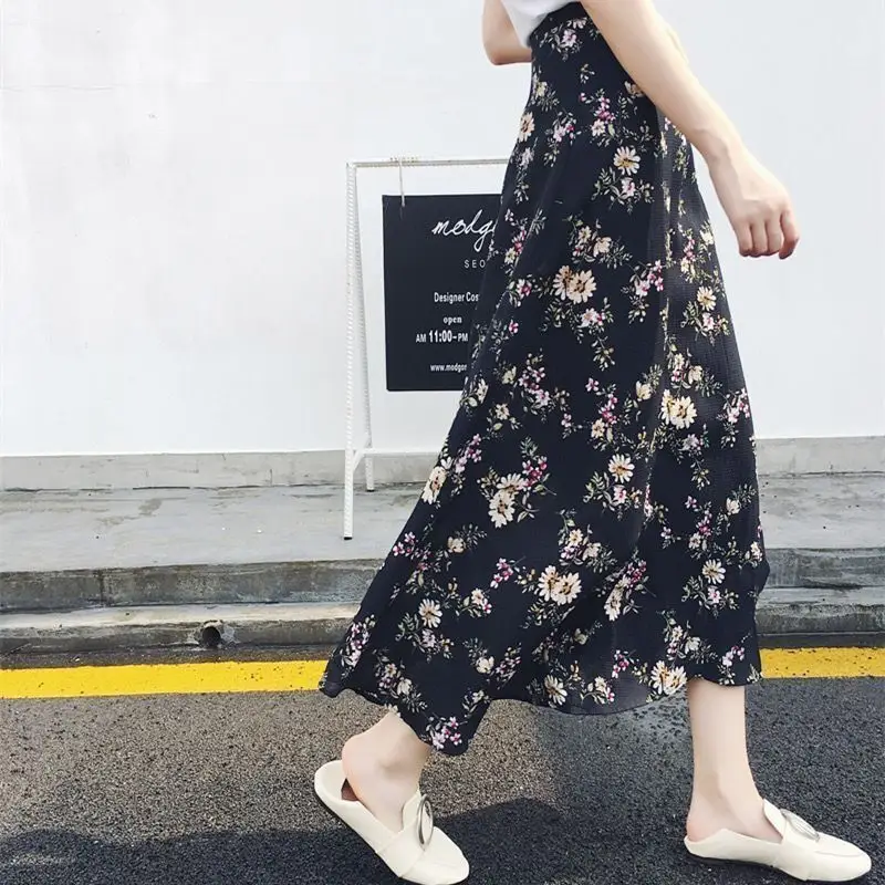 Floral Lace-up Skirt Summer Wear - Image 9