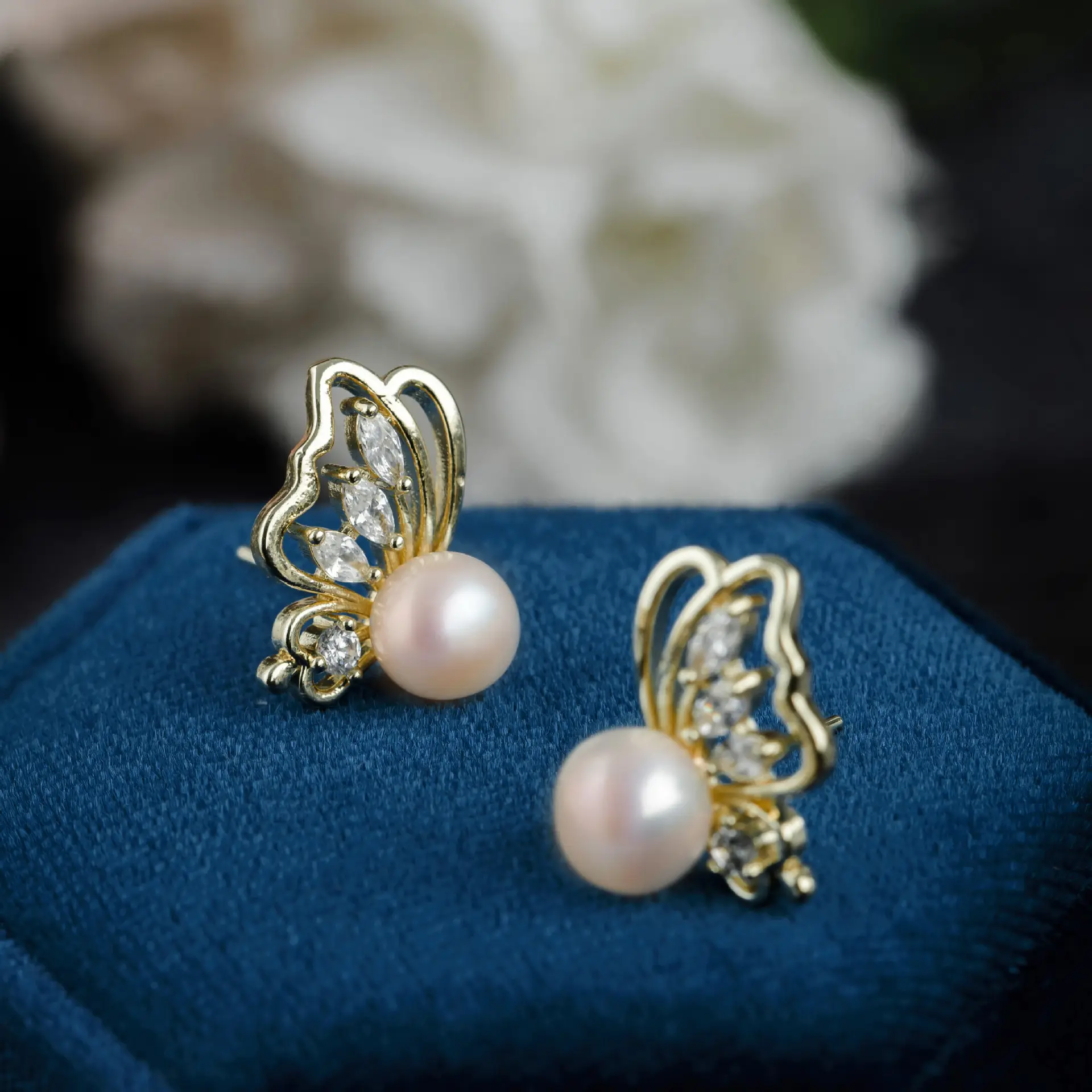 S925 Silver Butterfly Pearl Earrings for Women — feature 16