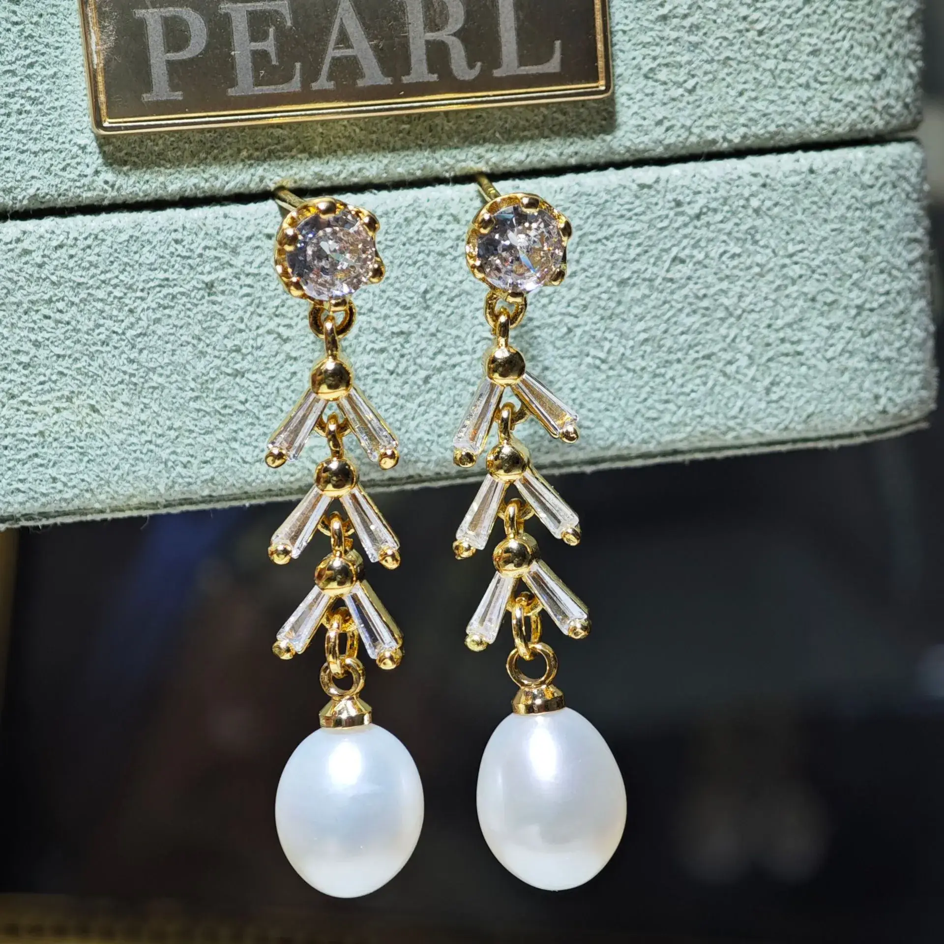 S925 Silver Pearl Star Earrings for Women - Image 6