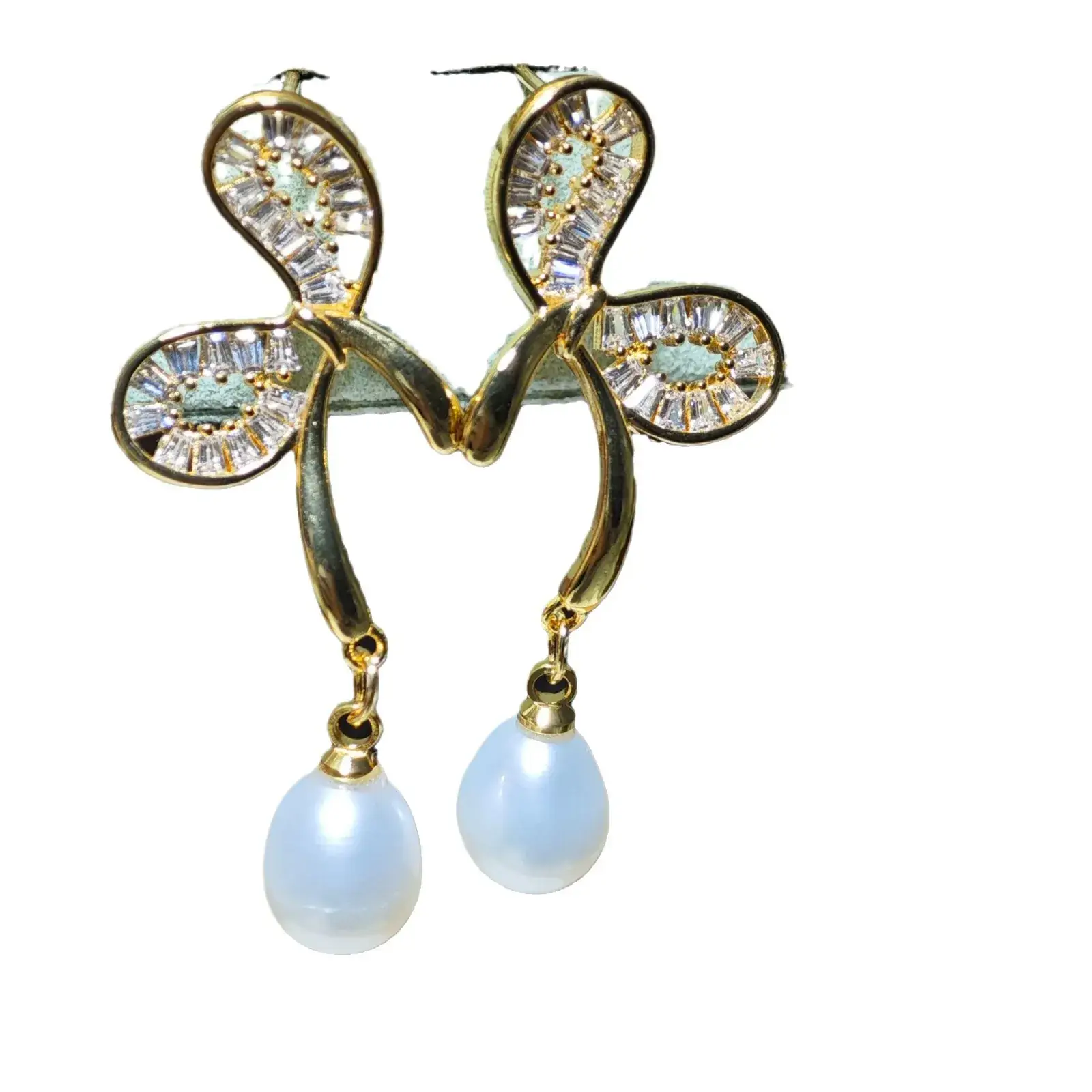 S925 Silver Pearl Star Earrings for Women - Image 7