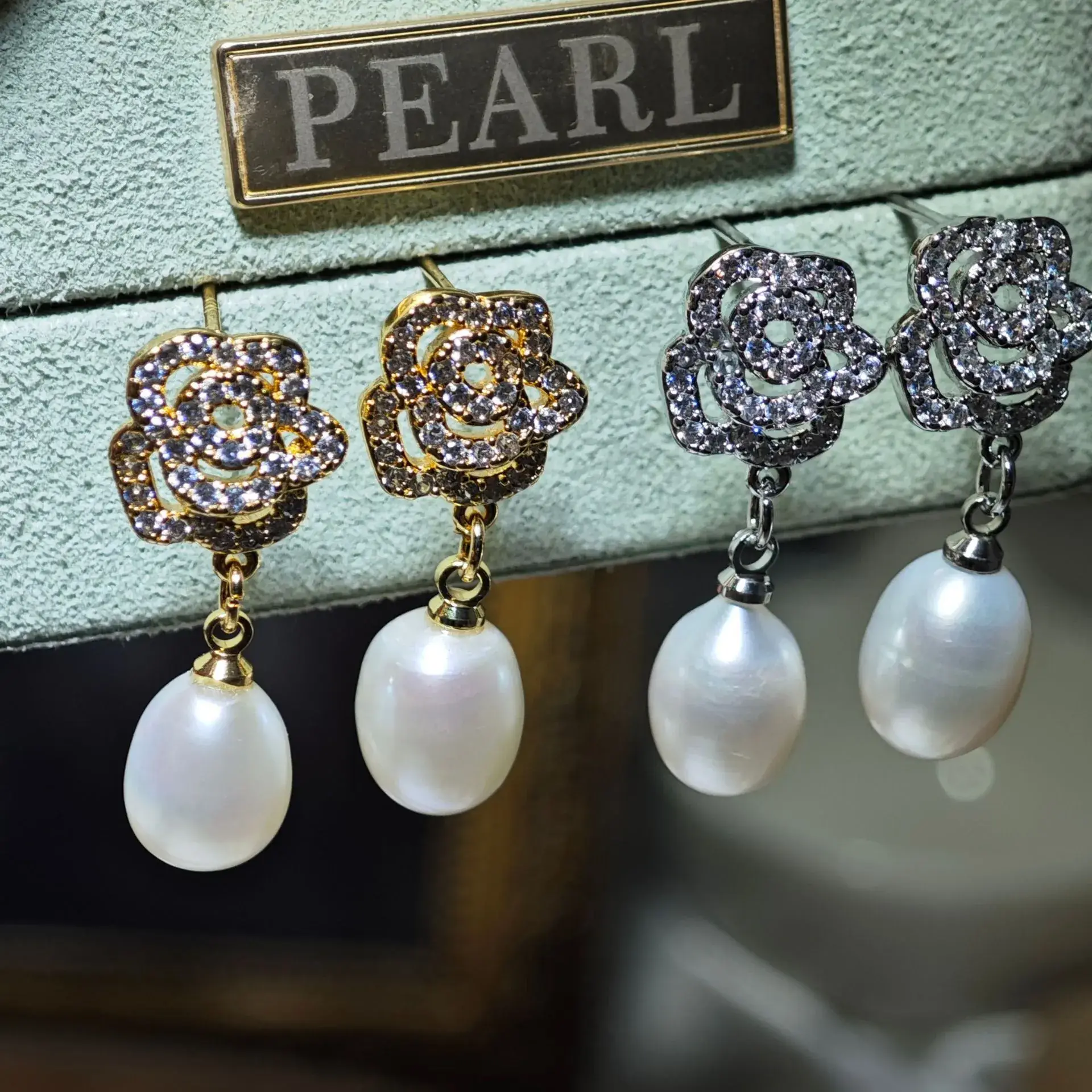 S925 Silver Pearl Star Earrings for Women — feature 11
