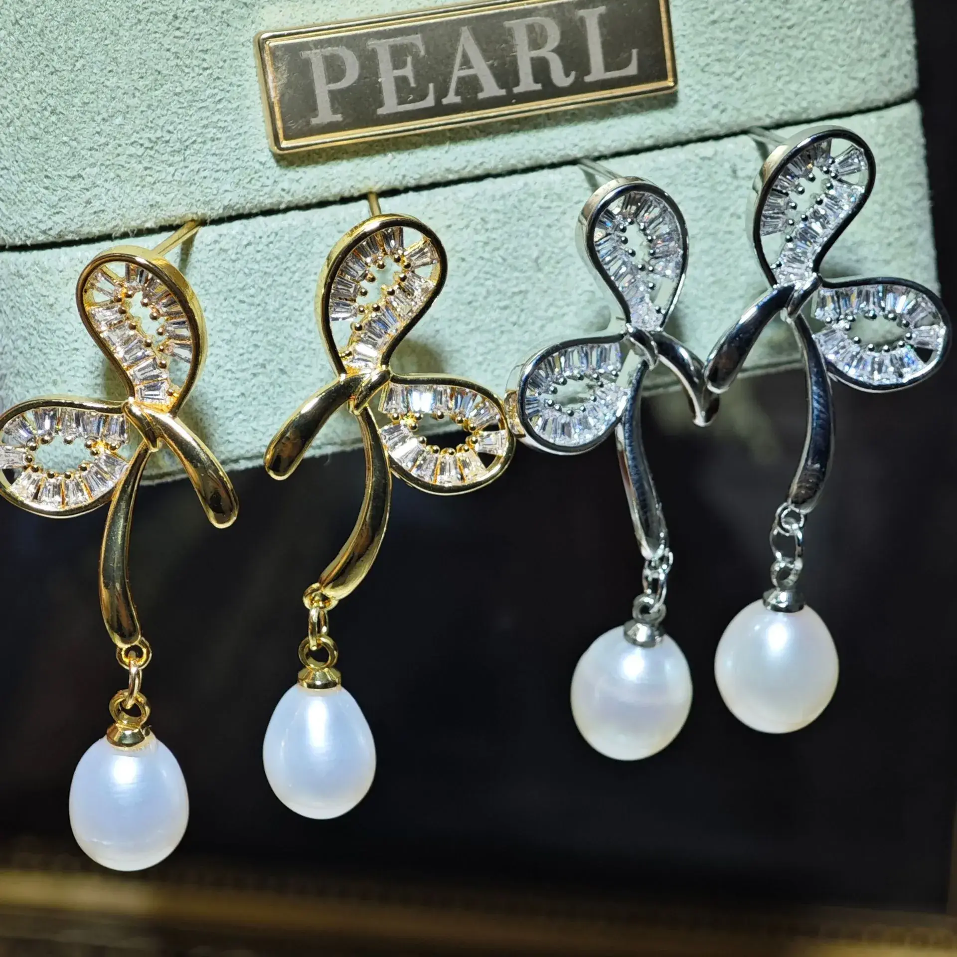 S925 Silver Pearl Star Earrings for Women — feature 12