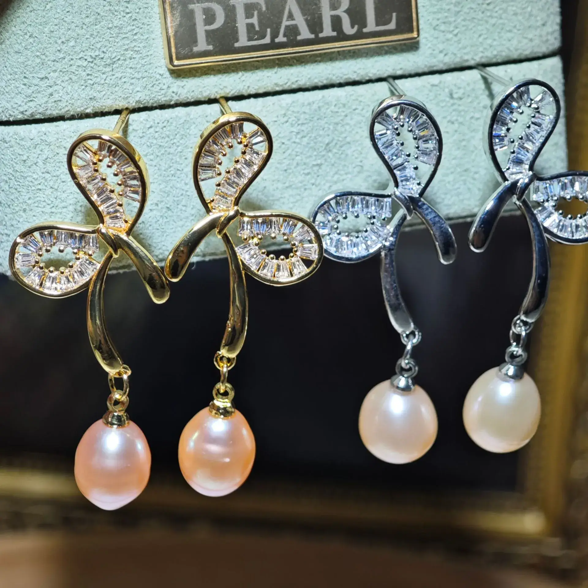 S925 Silver Pearl Star Earrings for Women — feature 6
