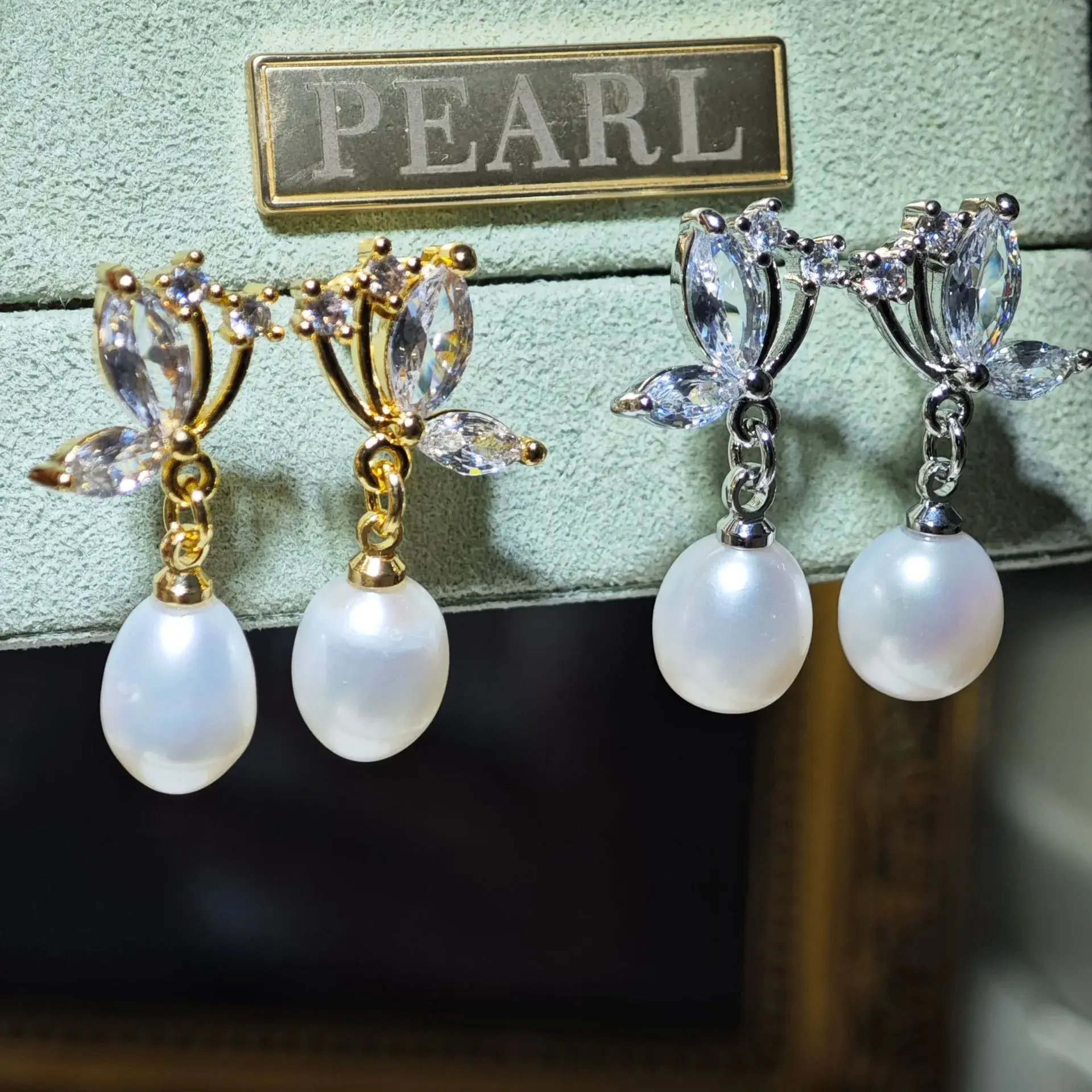 S925 Silver Pearl Star Earrings for Women — feature 7