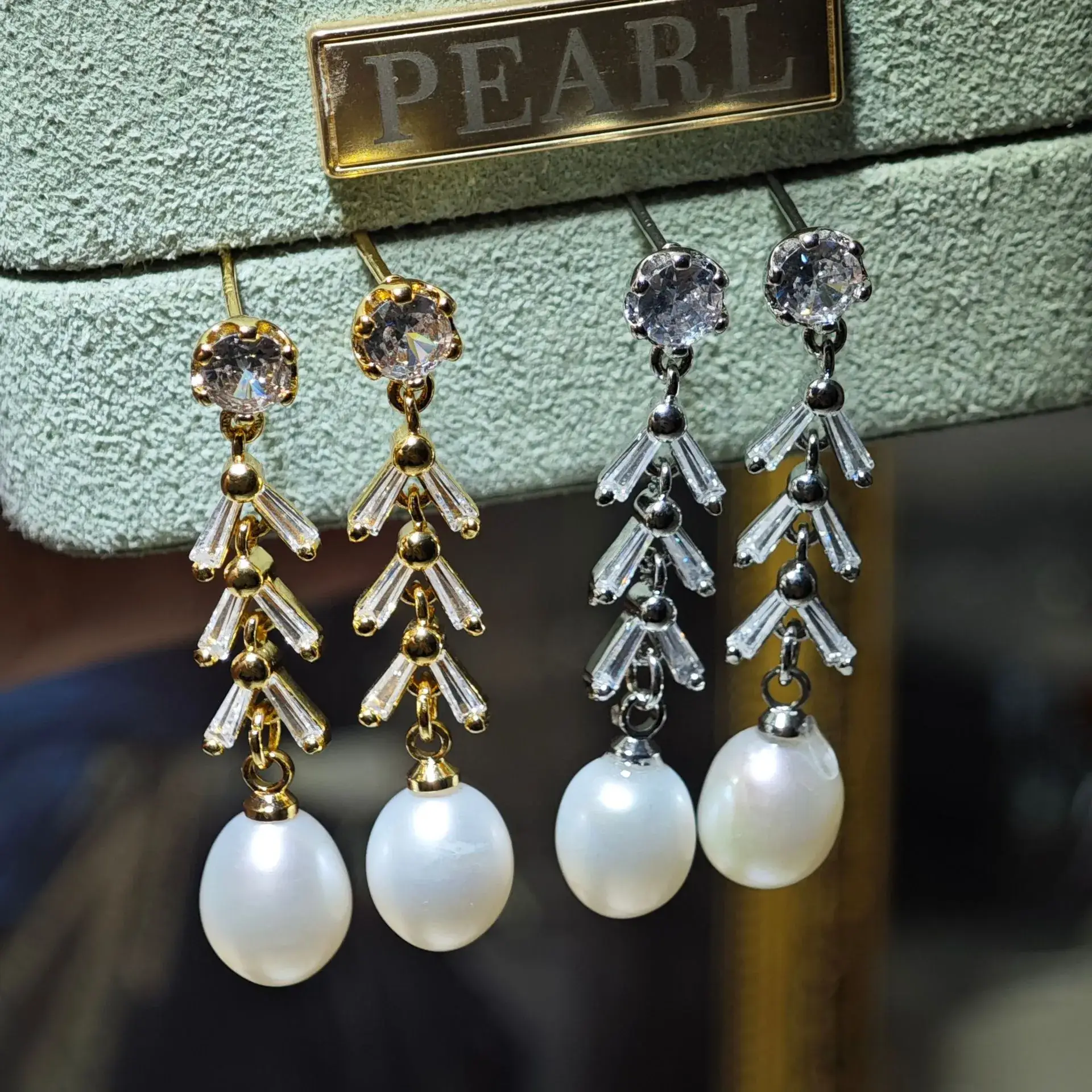 S925 Silver Pearl Star Earrings for Women — feature 9
