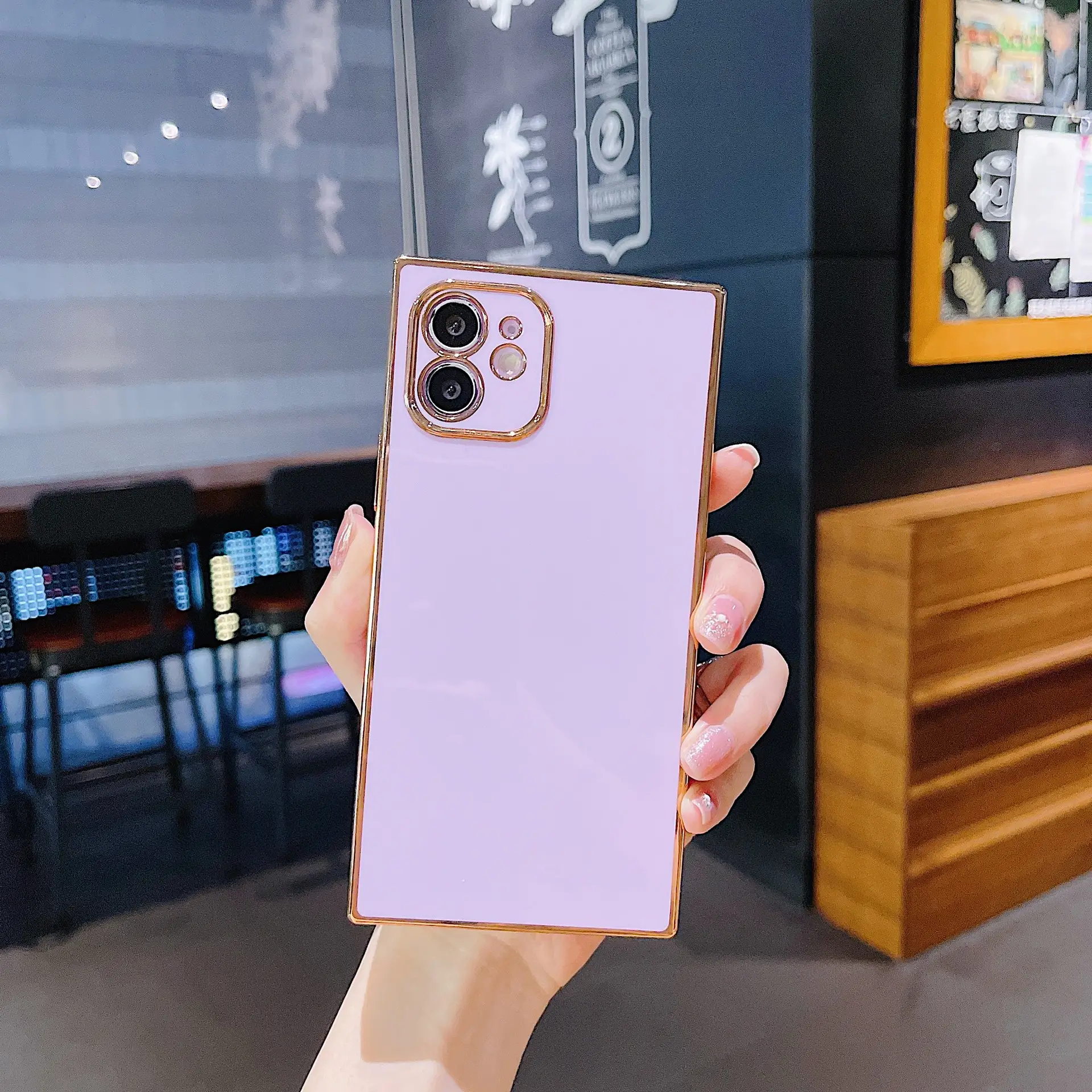Purple Apple 13 Promax Phone Case with Anti-Drop Protection - Image 4