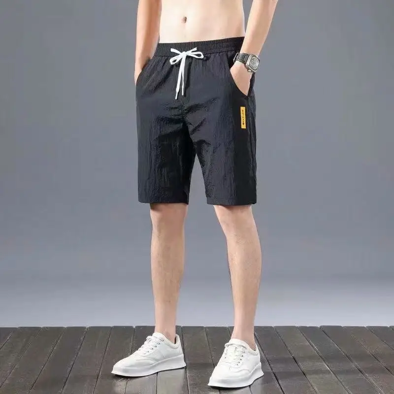 Five-Point Ice Silk yellow label-Black