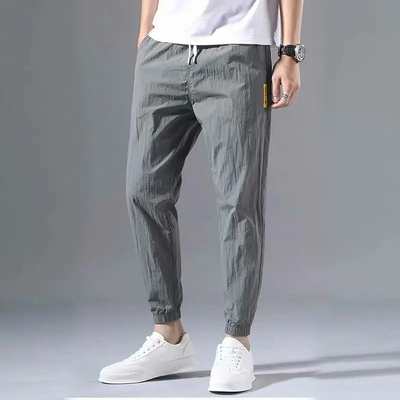 Men Summer Loose Fit Green Shorts Large - Image 5