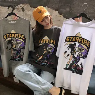 2025 Korean Chic Bear Print T-Shirt Women Loose Summer — feature 14