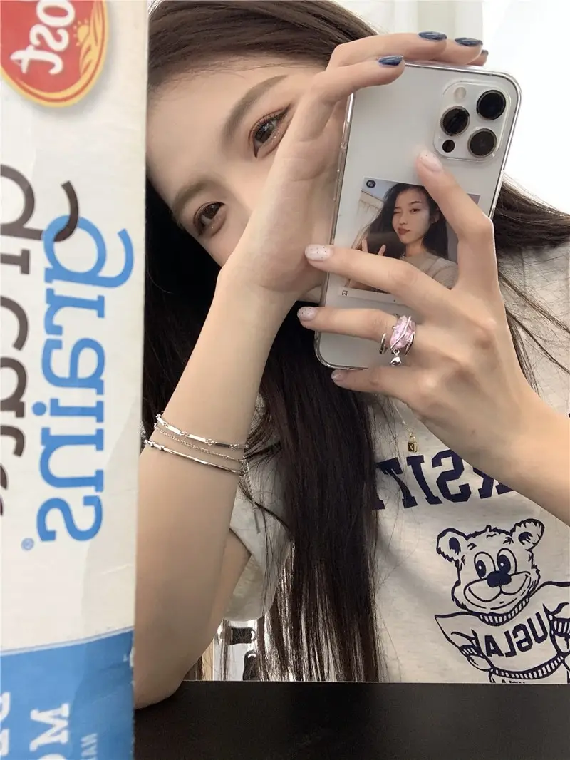2025 Korean Chic Bear Print T-Shirt Women Loose Summer — feature 27
