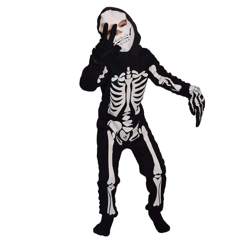 Cross-Border Skeleton Ghost Costume White Glow-In-Dark - Image 10