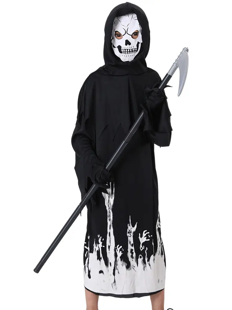 Cross-Border Skeleton Ghost Costume White Glow-In-Dark - Image 2