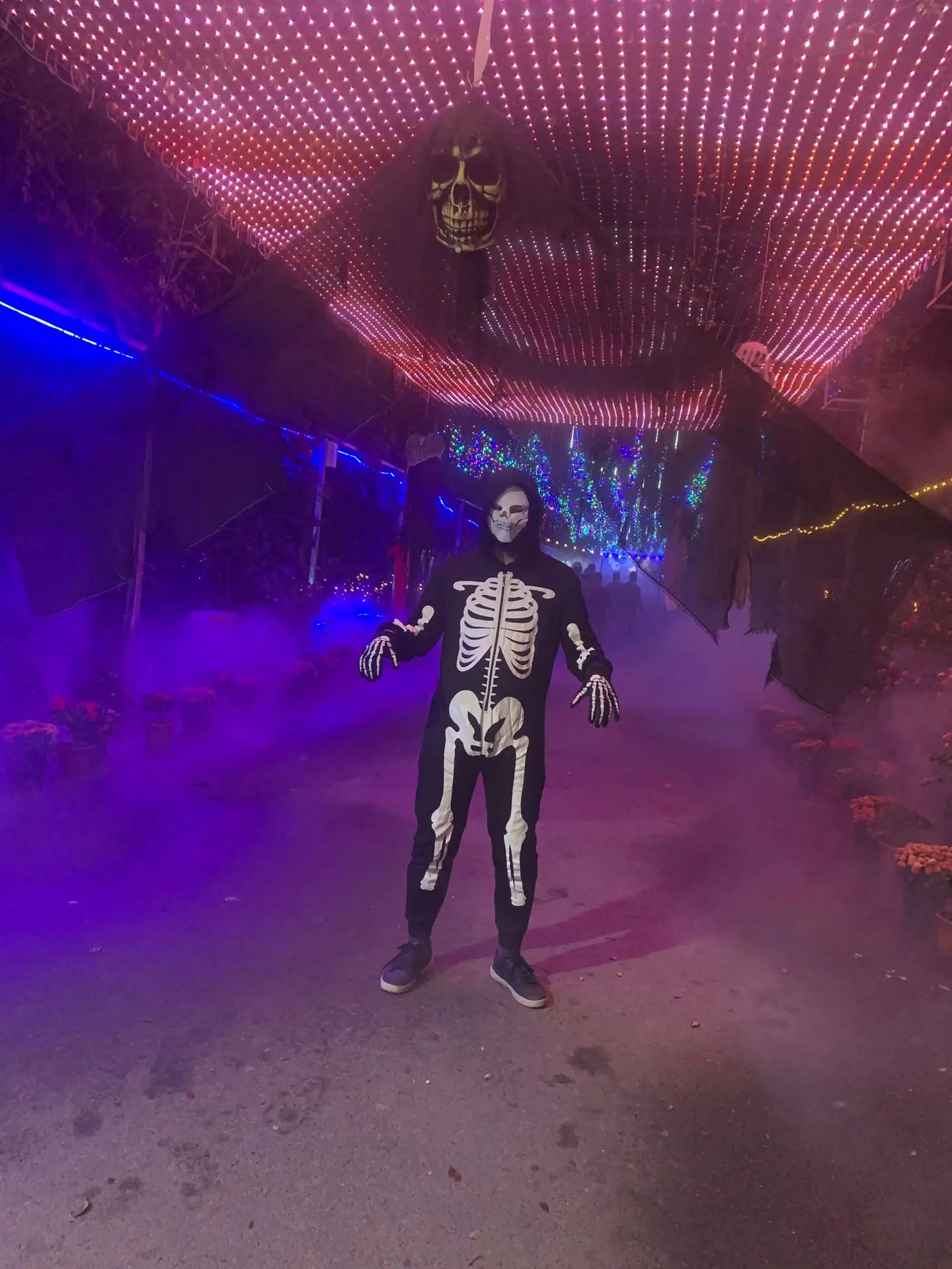 Cross-Border Skeleton Ghost Costume White Glow-In-Dark - Image 3