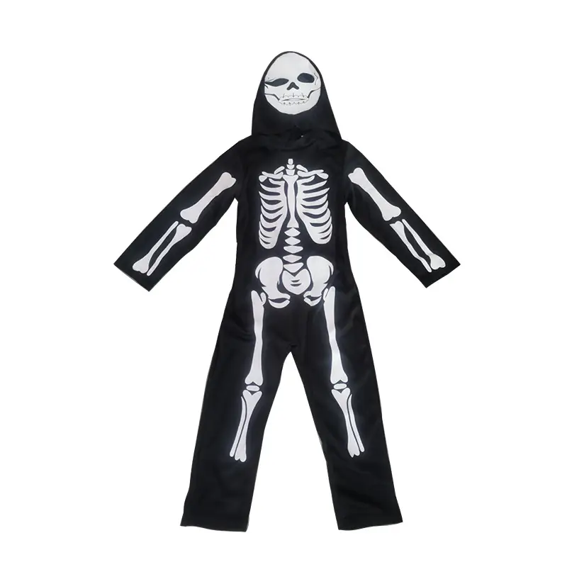 Cross-Border Skeleton Ghost Costume White Glow-In-Dark - Image 5