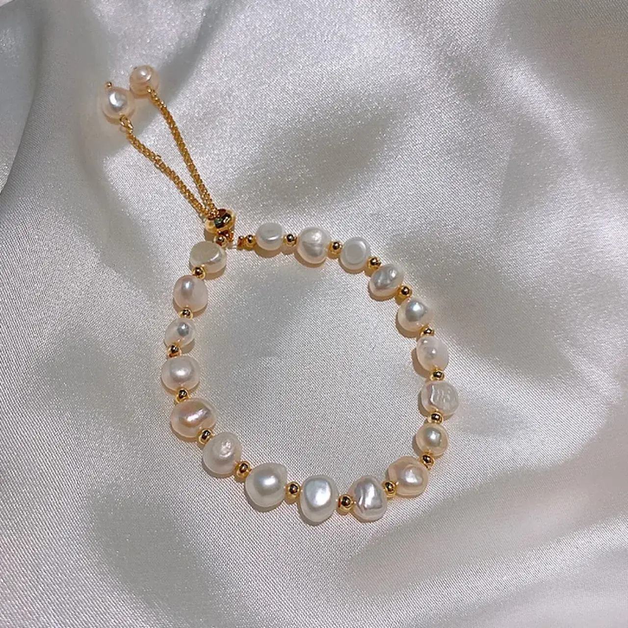 Natural Baroque Pearl Bracelet for Women