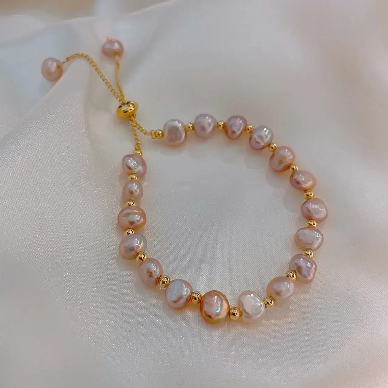 Natural Baroque Pearl Bracelet for Women