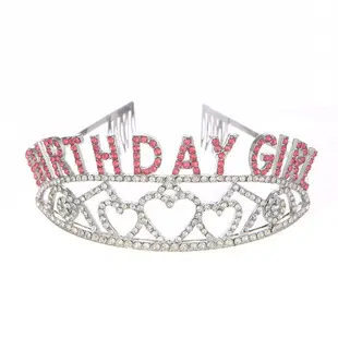 Birthday Girl Rhinestone Headband with Letter Design — feature 23