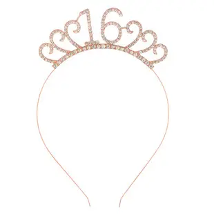 Birthday Girl Rhinestone Headband with Letter Design — feature 30