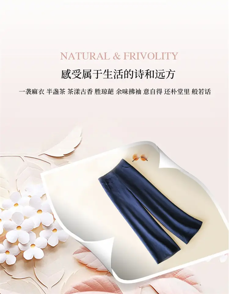 Women Cotton Linen Wide Leg Pants Green Spring Summer — feature 10