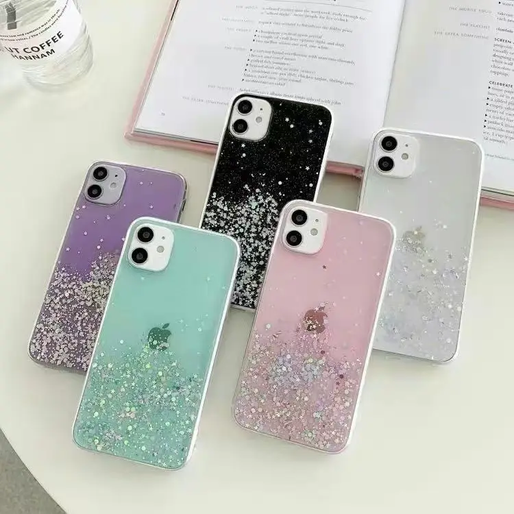 iPhone 16PROMAX Clear Starry Glitter Case - Image 6