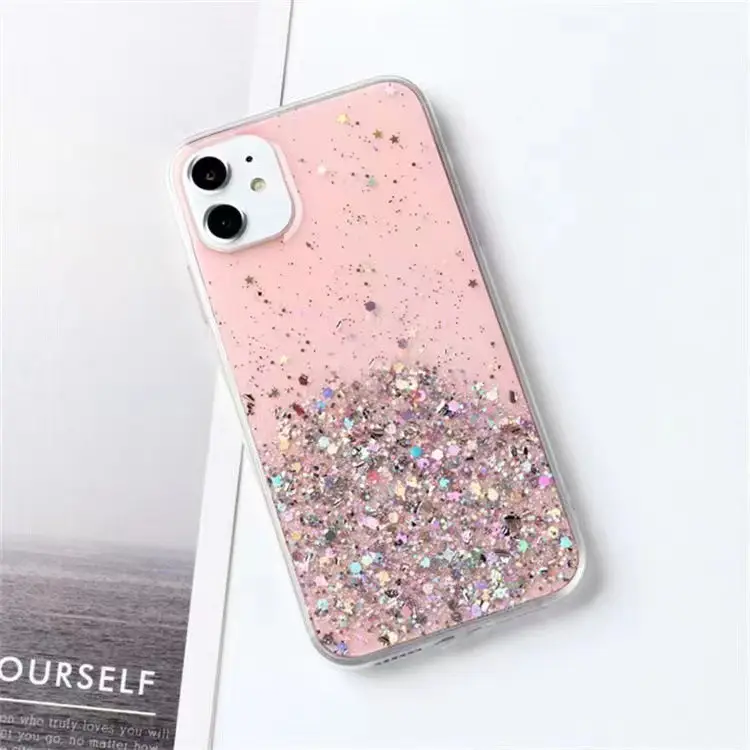 iPhone 16PROMAX Clear Starry Glitter Case - Image 5