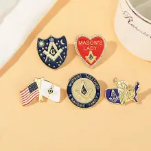 European & American Cross-Border Logo Alloy Earrings — feature 3