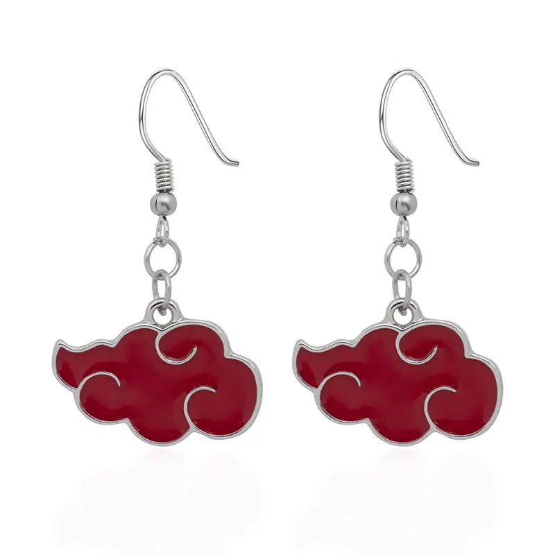 European & American Cross-Border Logo Alloy Earrings