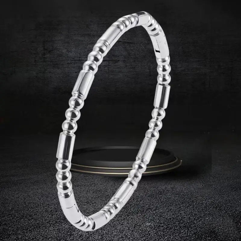 Titanium Bracelet Gold Silver White Bamboo Design — feature 5