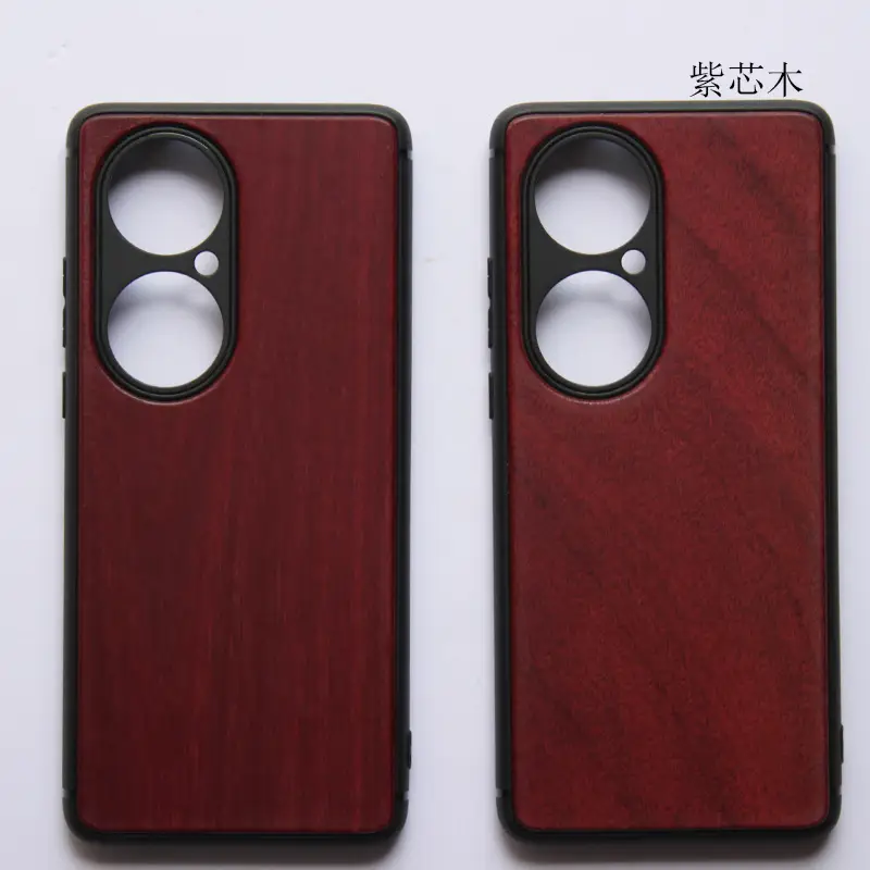 Huawei P50 Wooden Phone Case Anti-Fall Protective - Image 10