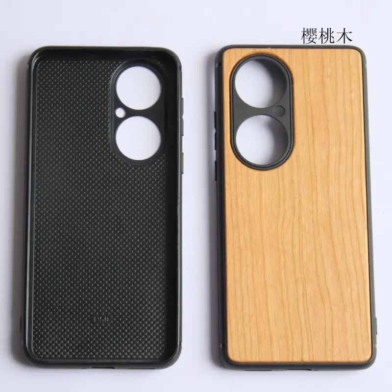 Huawei P50 Wooden Phone Case Anti-Fall Protective - Image 11