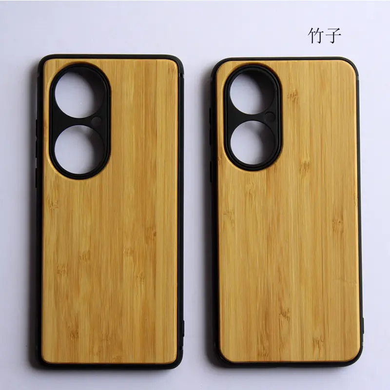 Huawei P50 Wooden Phone Case Anti-Fall Protective - Image 5