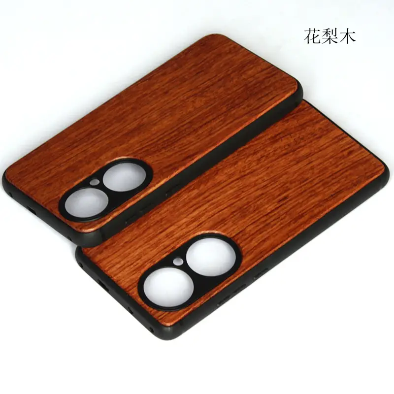 Huawei P50 Wooden Phone Case Anti-Fall Protective - Image 6
